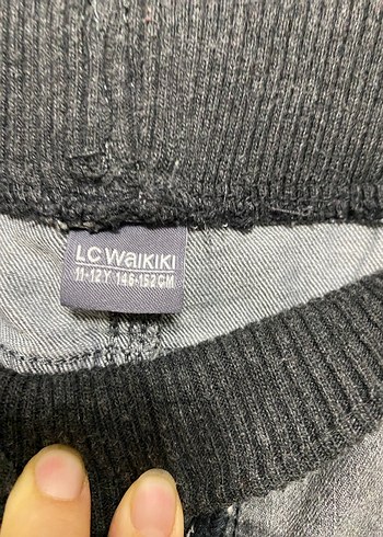 Gri Bel Detaylı Erkek Çocuk Denim Pantolon - Görsel 2