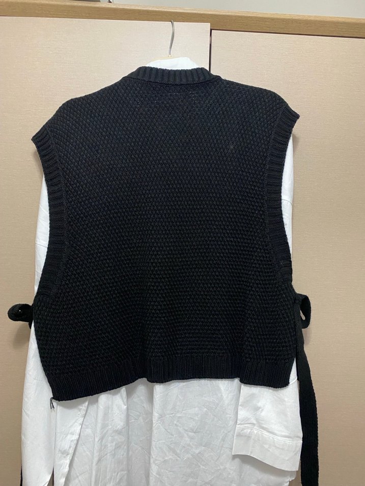 Siyah Örgü Yüksek Yakalı Kadın Süveter - Görsel 3