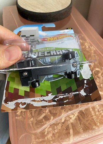 Minecraft Skeleton Gri Oyuncak Araba - Görsel 5