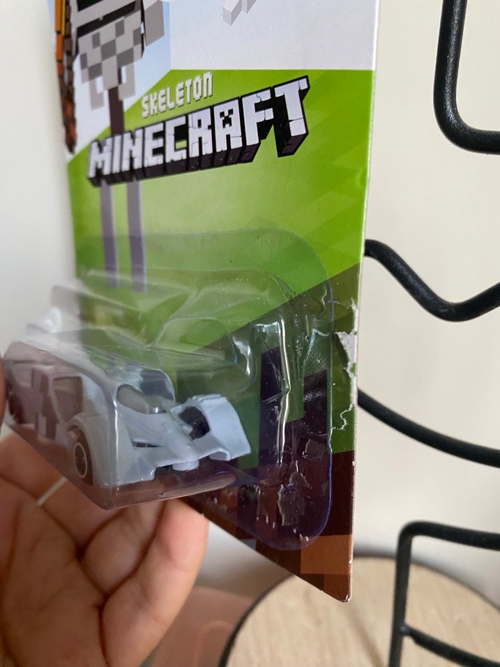 Minecraft Skeleton Gri Oyuncak Araba - Görsel 4