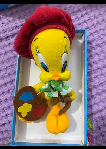 Renkli Sanatçı Kostümlü Tweety Peluş Oyuncak