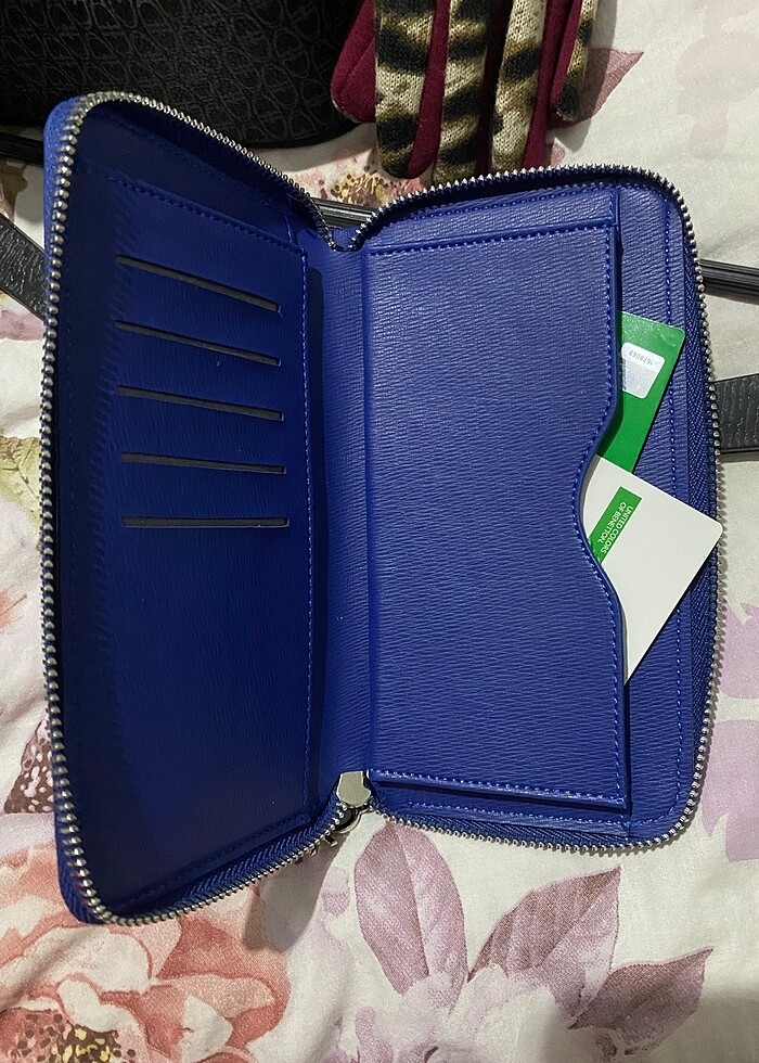 Benetton cüzdan çanta - Görsel 3