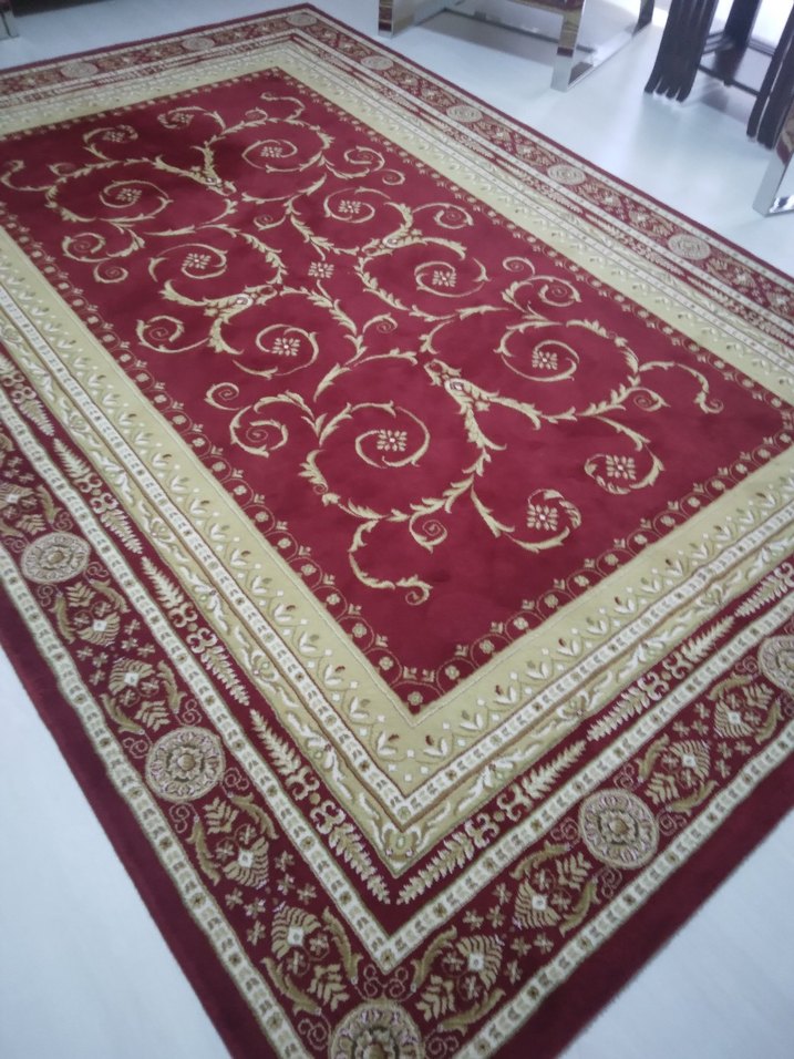 Bordo Desenli Klasik Halı bahariye - Görsel 2