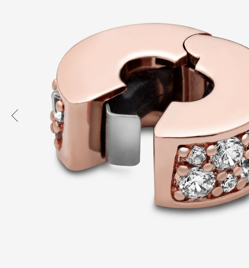 Beş Sıralı Taşlı Altın Rengi Charm - Görsel 4