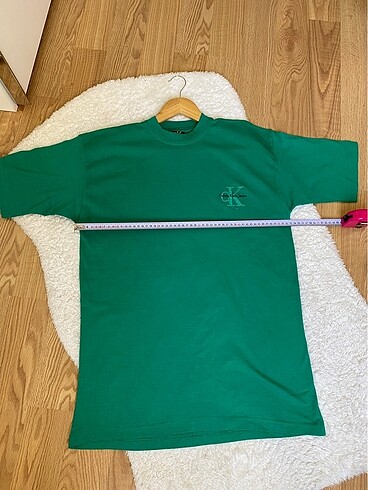 xxl Beden CK Yeşil Unisex Tişört