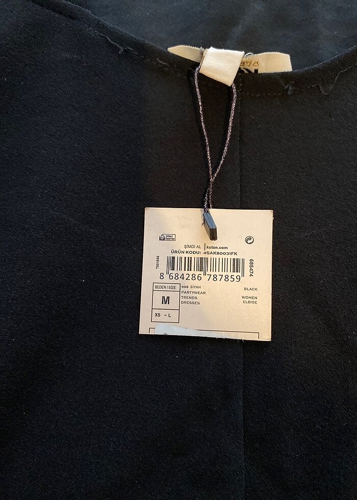 Siyah elbise - Görsel 4