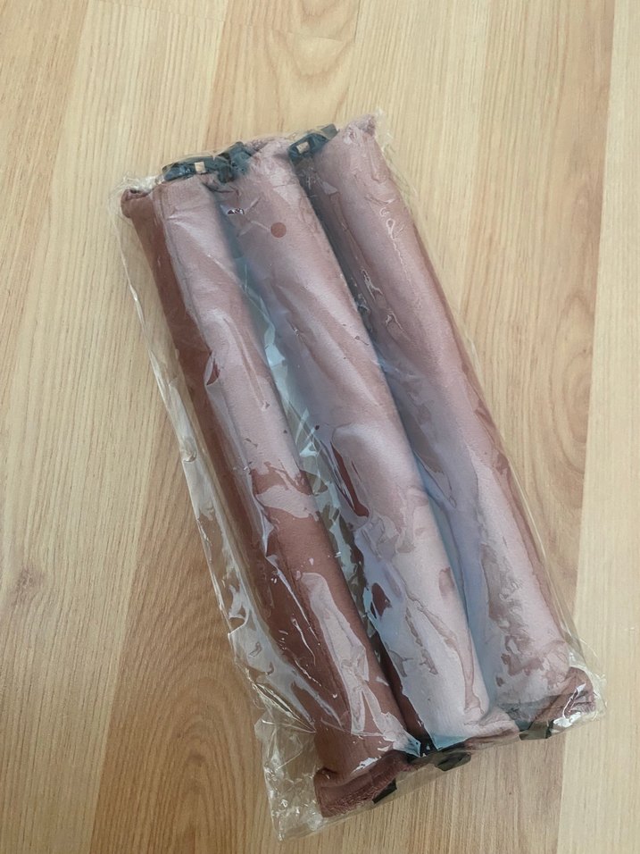 Pembe Parlak Kadife Saç Şekillendirici 3'lü Set - Görsel 3