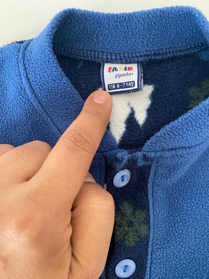 Mavi Baskılı Erkek Cocuk Takım - Görsel 2