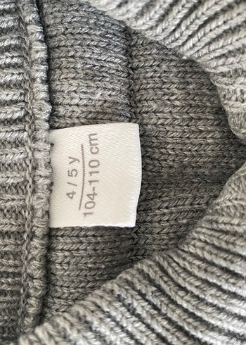 Erkek Çocuk Gri Fermuarlı Yelek - Görsel 2