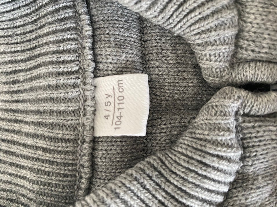 Erkek Çocuk Gri Fermuarlı Yelek - Görsel 2