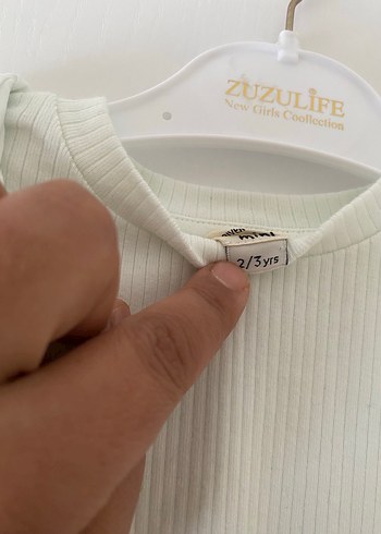 Kız Çocuk Beyaz Keten Elbise - Görsel 2