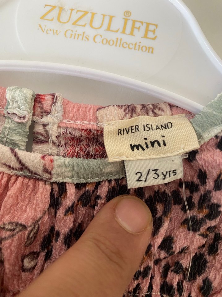 Kız Çocuk Çok Renkli Bohem Elbise - Görsel 2