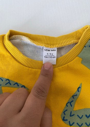 Sarı Baskılı Erkek cocuk Eşofman Takımı - Görsel 2