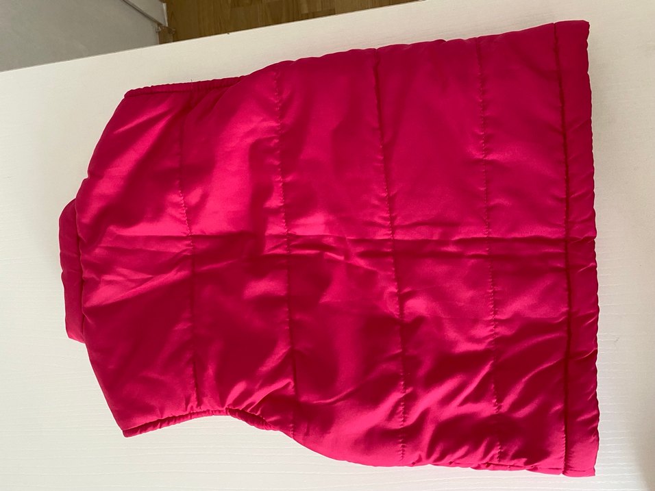 Kız Çocuk Pembe Kürklü Yelek - Görsel 3