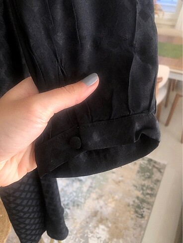 xxl Beden siyah Renk Siyah saten karışımlı elbise