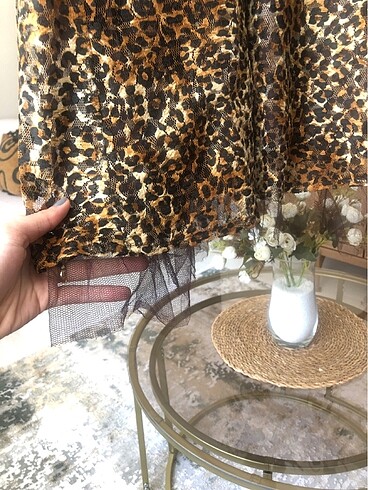 Diğer Leopar desenli elbise