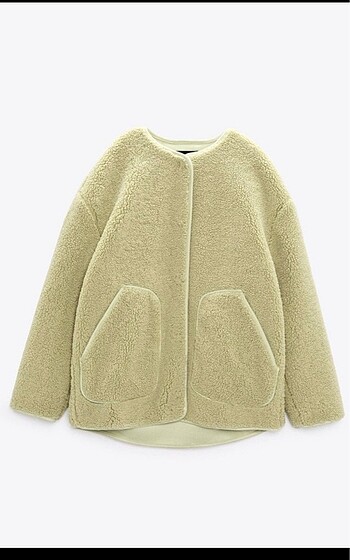 Zara peluş ceket