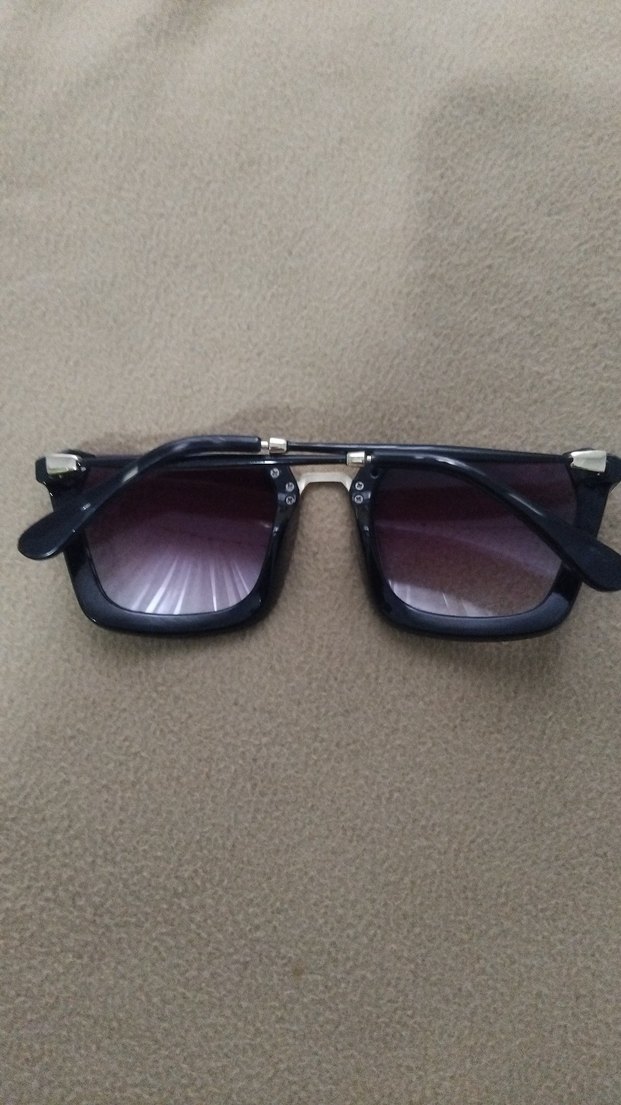 Kahverengi Tokalı Gri siya Kadın Güneş Gözlüğü - Görsel 2