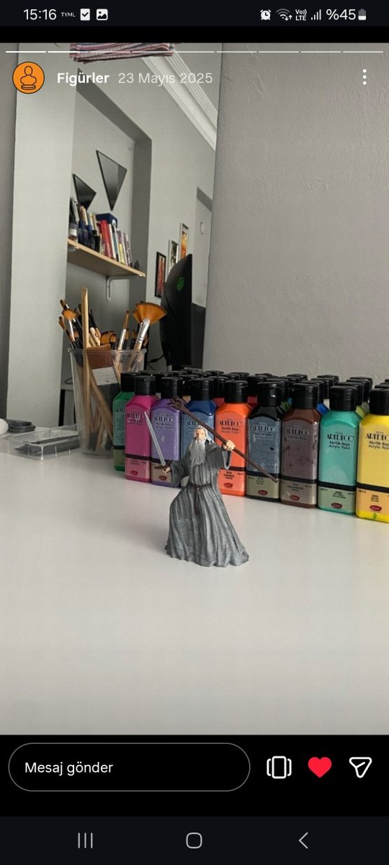 Gri Büyücü Aksiyon Figürü - Görsel 2