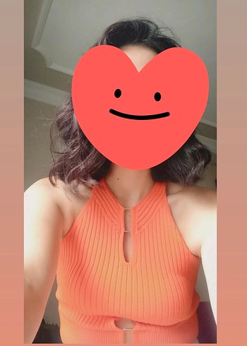 Turuncu Üst Triko - Görsel 2