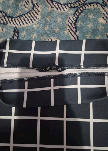 Siyah Kareli Etek - Görsel 2