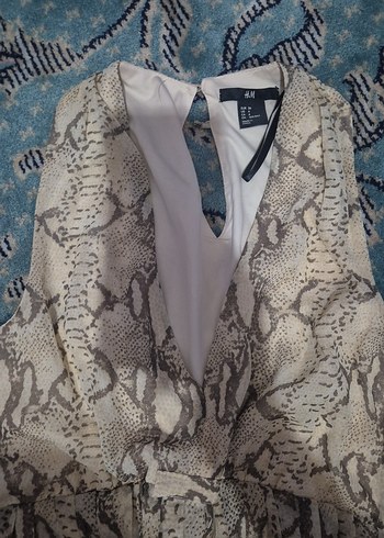 Yılan Desenli Bohem Elbise - Görsel 2