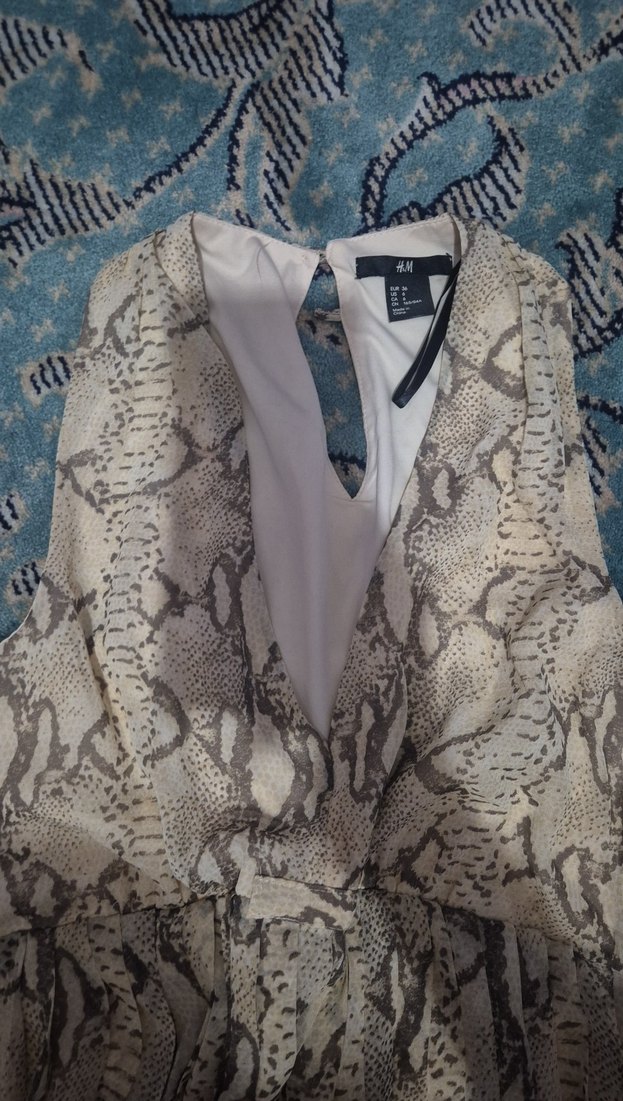 Yılan Desenli Bohem Elbise - Görsel 2