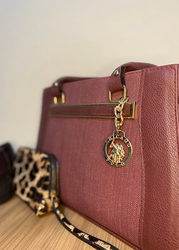 37 Beden bordo Renk Bordo Deri Leopar Desenli Kadın Oxford Ayakkabı ve Çanta Takımı