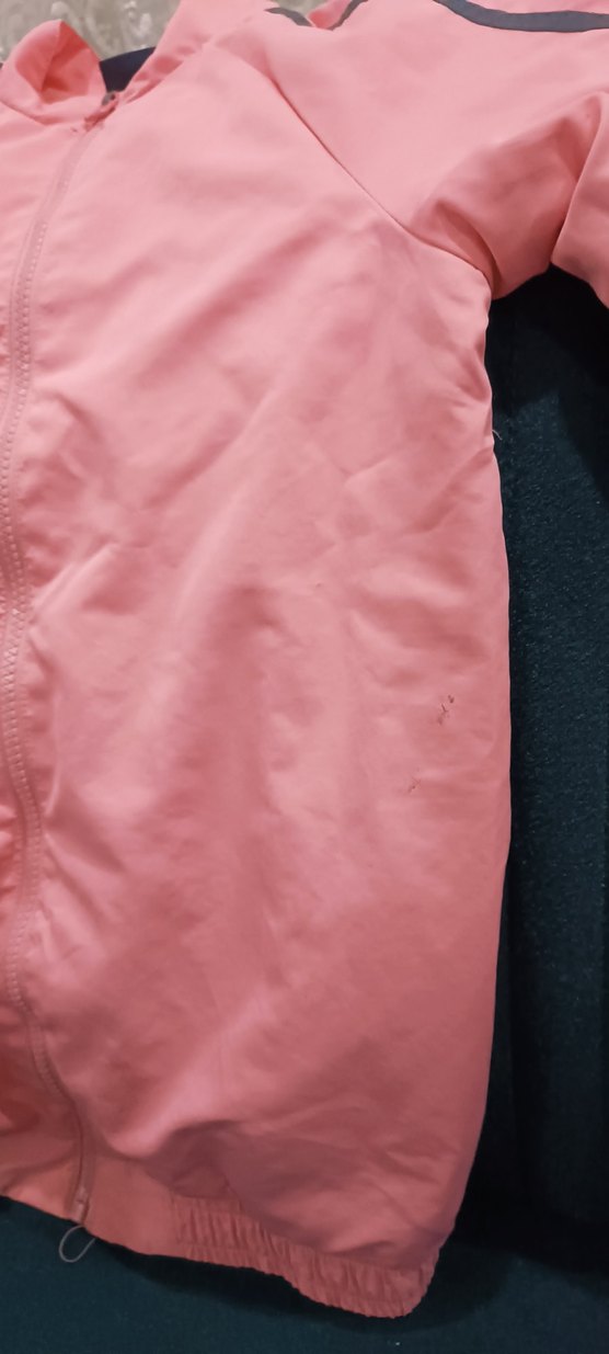 Pembe çocuk Fermuarlı Spor Ceket - Görsel 4