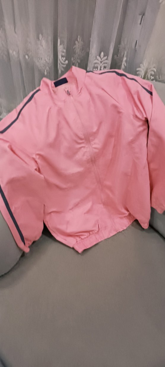 Pembe çocuk Fermuarlı Spor Ceket - Görsel 3