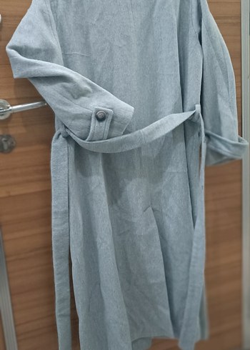 Gri Çift Düğmeli Uzun Kaban #kaşe #kaşekaban #kaban #uzunkaban - Görsel 6