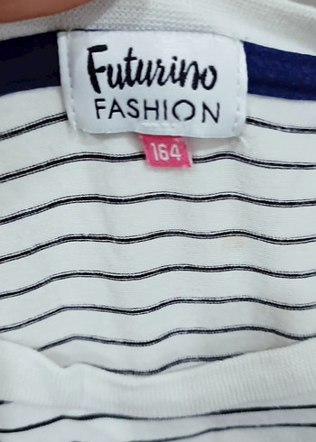 Çiçek Nakışlı Mavi Uzun Kollu Kız Elbisesi - Görsel 3