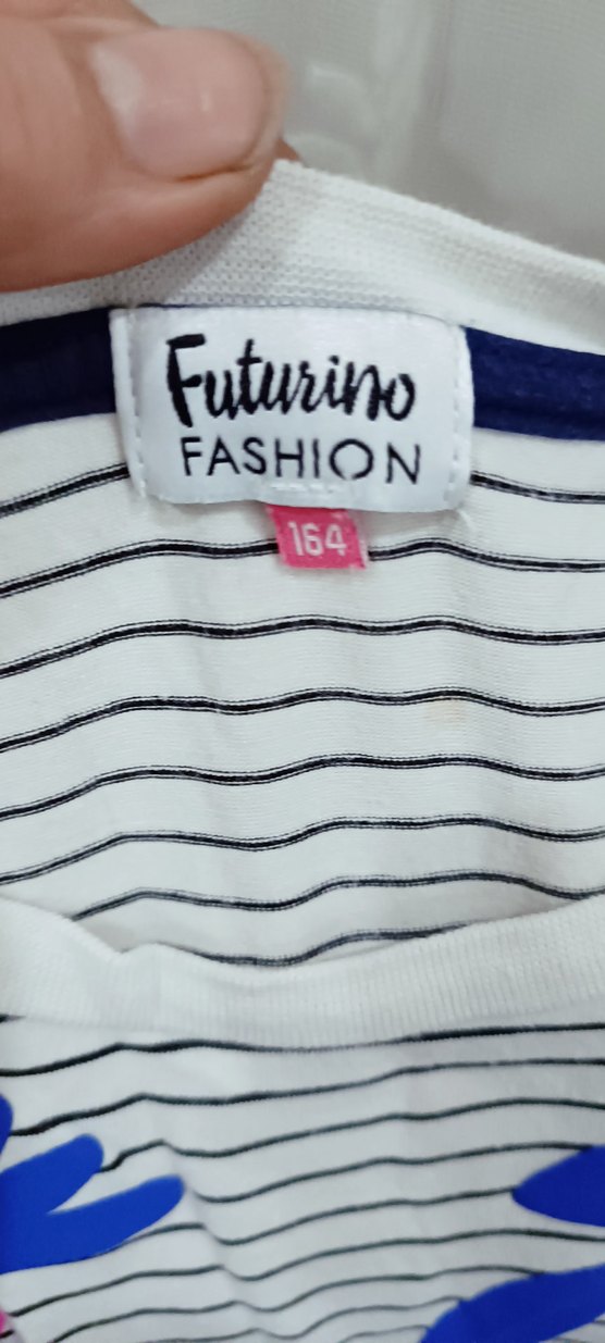 Çiçek Nakışlı Mavi Uzun Kollu Kız Elbisesi - Görsel 3