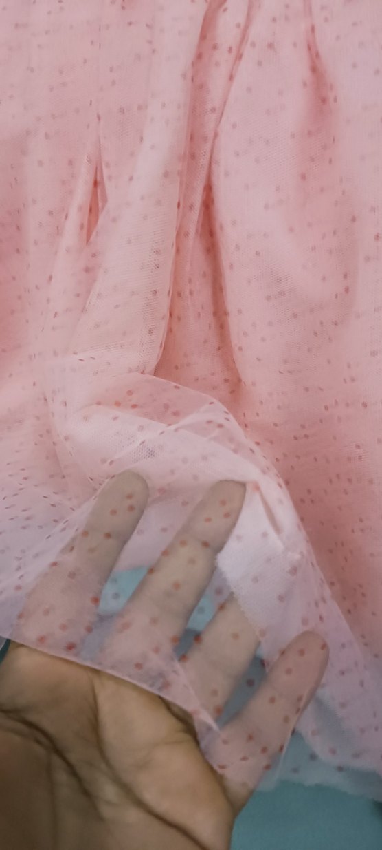 Pembe Nakışlı Kız Çocuk Fırfırlı Etek - Görsel 4