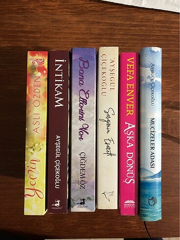 6 adet kitap