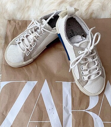 Zara Beyaz Sneakers Spor Ayakkabı