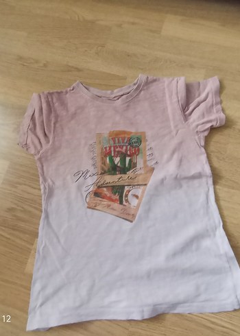 Bohem Pembe erkek çocuk Tişörtü, Kısa Kollu, Baskılı - Görsel 2