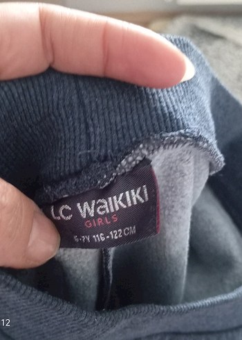 Gri kız çocuk Kot Eşofman - Görsel 2