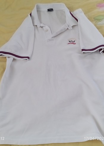 Erkek Beyaz Kısa Kollu Polo Tişört