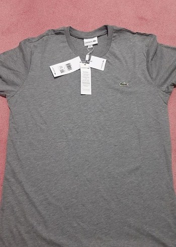 Lacoste Erkek Gri Tişört