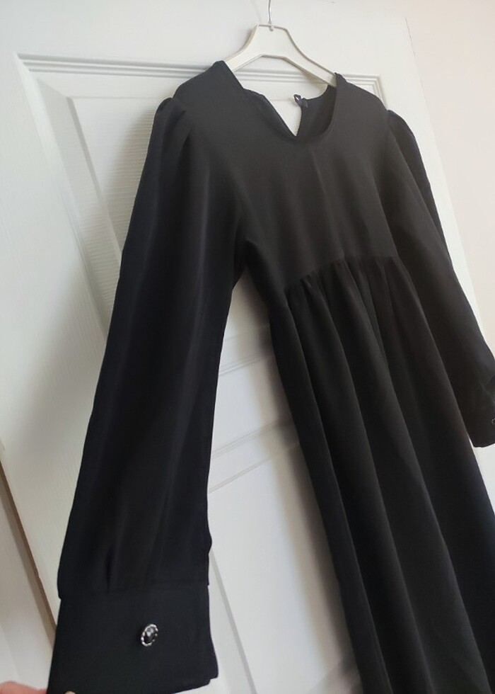 Robalı ferace elbise  - Görsel 3