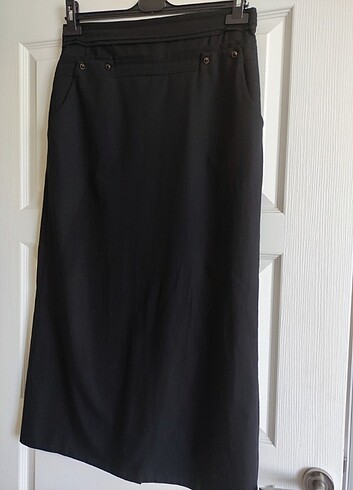 Siyah düz etek - Görsel 2