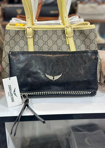 Zadig & Voltaire Siyah Deri Çapraz Çanta