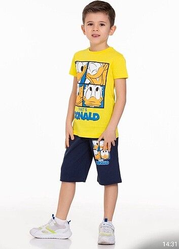 5 Yaş Beden Zara donald duck takım