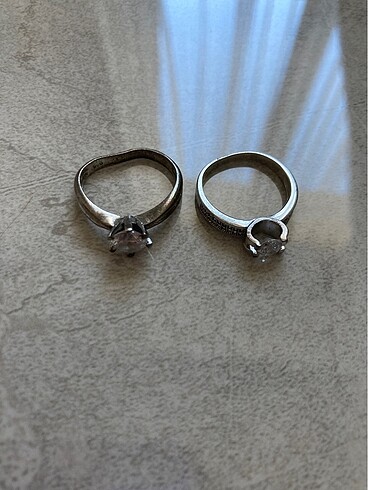 925 ayar 2 yüzük - Görsel 3