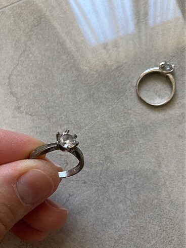 925 ayar 2 yüzük - Görsel 9