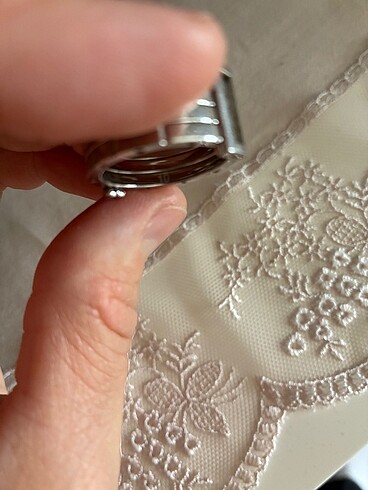 Beden gri Renk Swatch çift yüzük