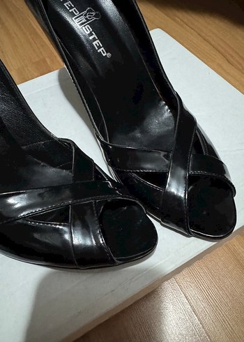 Kadın Siyah Platform Topuklu Goth Stiletto - Görsel 4