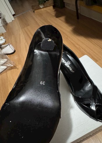 Kadın Siyah Platform Topuklu Goth Stiletto - Görsel 3