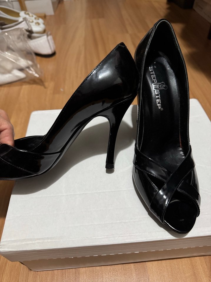 Kadın Siyah Platform Topuklu Goth Stiletto - Görsel 2